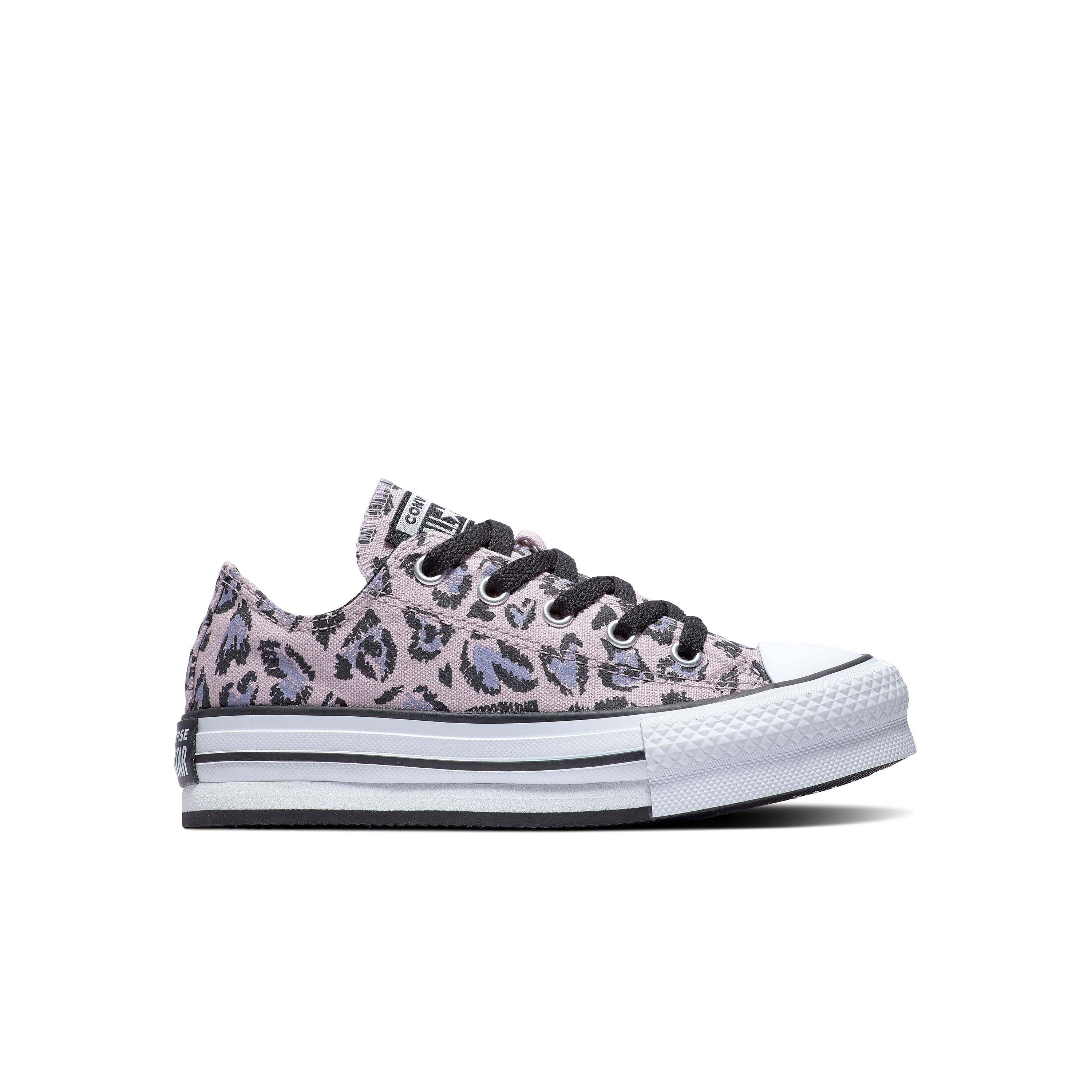 Pink leopard clearance converse